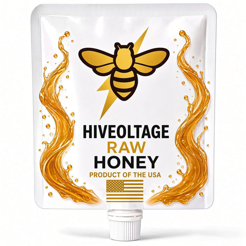 Raw Honey pouch — front